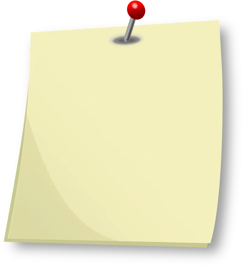 Sticky notes Paper Warnings Stickdatei – Musik