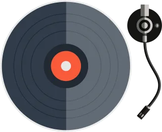 Vinyl Platinum Disk Stickdatei