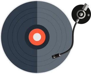 Vinyl Platinum Disk Stickdatei