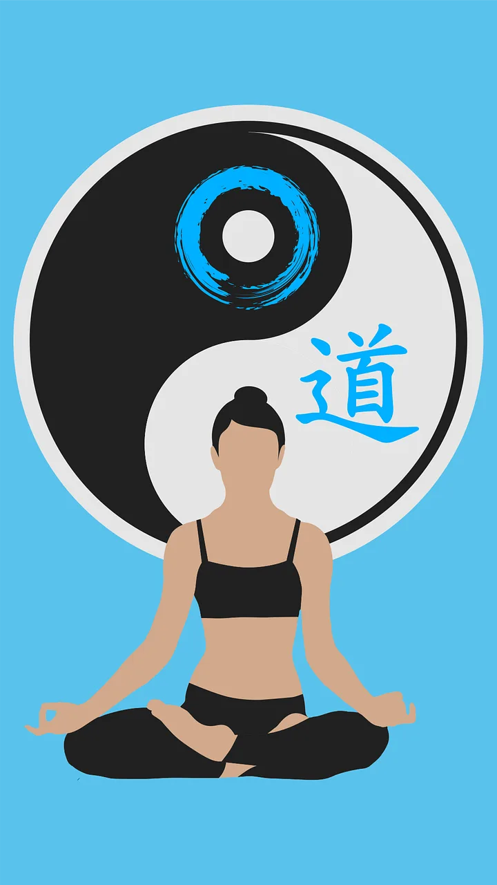 Cat Yin yang Woman Stickdatei – Sport