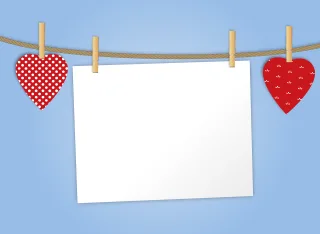 Greeting card Background Hearts Stickdatei