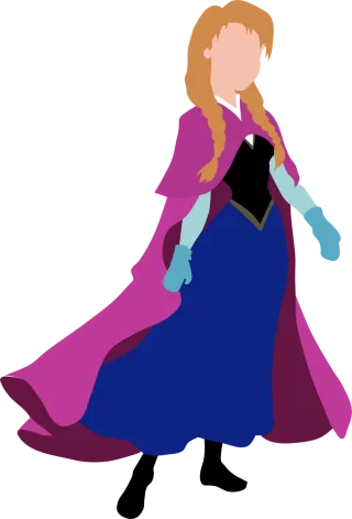 Anna Disney Princess Stickdatei