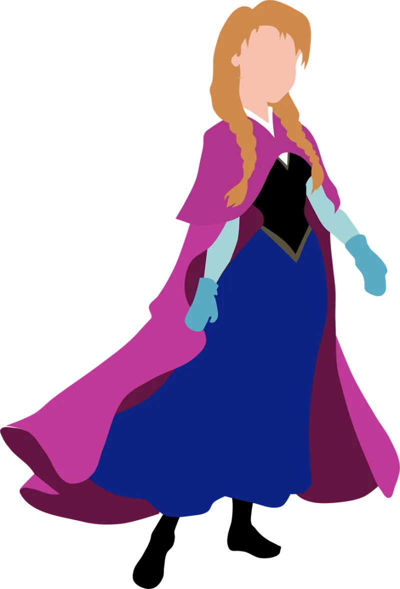 Anna Disney Princess Stickdatei – Kinder