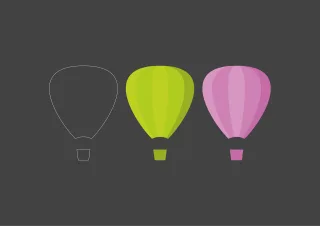 Balloons Icon Vector Stickdatei – Fahrzeuge