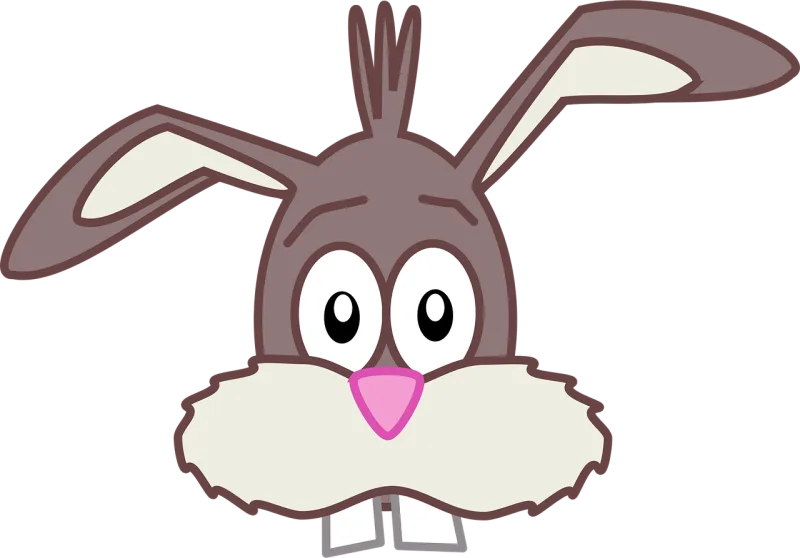 Rabbit Animal Mammal Stickdatei – Tiere