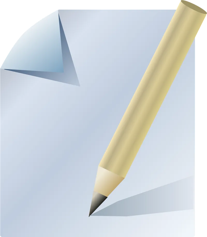Pencil and paper Doodle Writing Stickdatei – Musik
