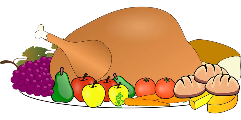 Turkey Food Thanksgiving Stickdatei – Essen & Trinken