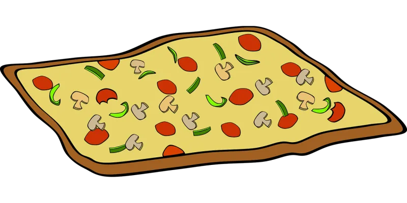Pizza Food Cheese Stickdatei – Essen & Trinken