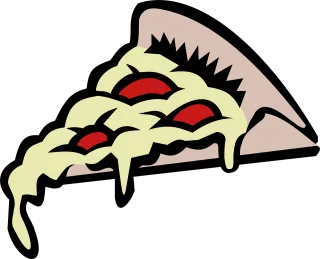 Pizza Slice Food Stickdatei