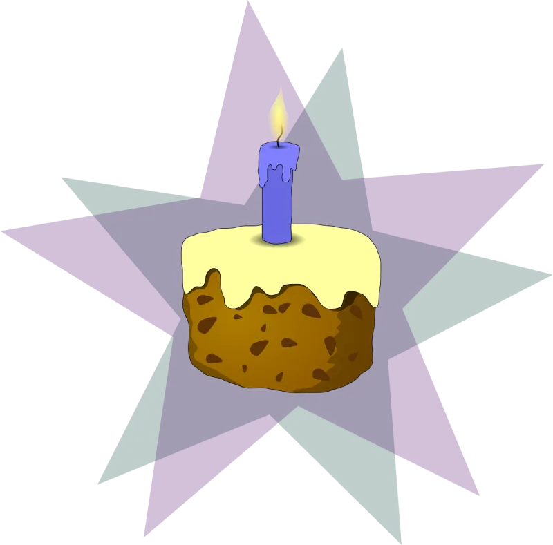 Birthday cake Cake Candle Stickdatei – Essen & Trinken