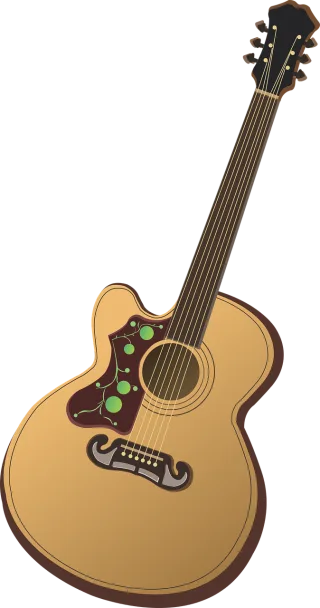 Guitar Guitar vector Folk guitar Stickdatei