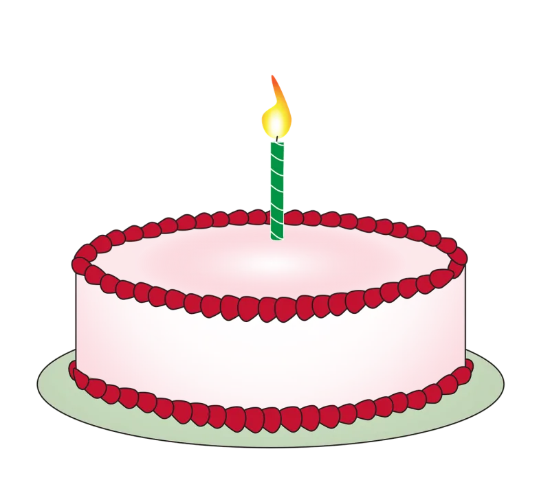 Cake Candle Birthday cake Stickdatei – Herzen & Liebe