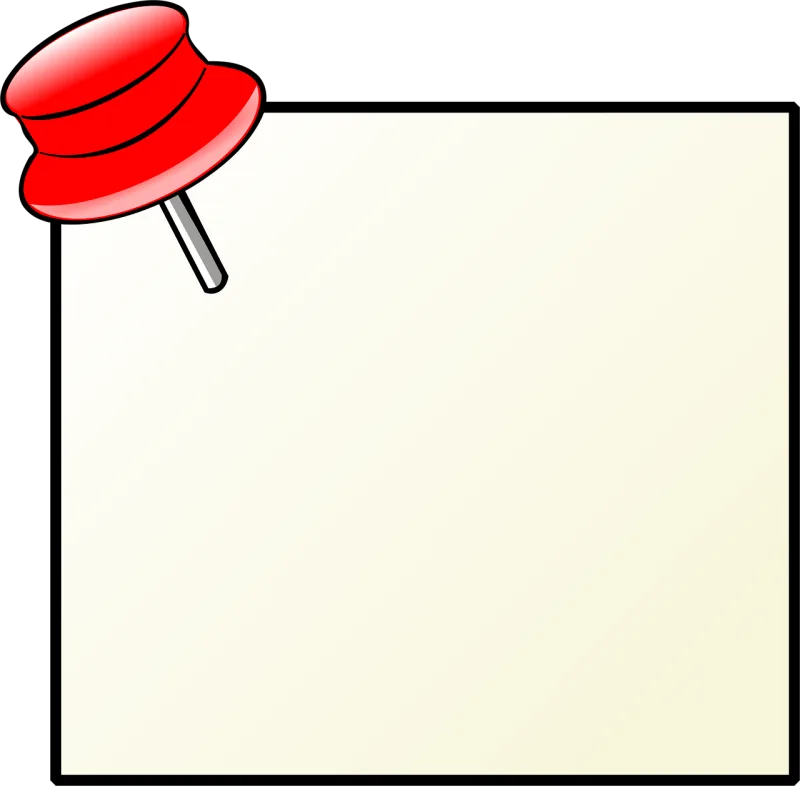 Memo Pushpin Thumbtack Stickdatei – Musik