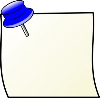 Paper Pushpin Notice Stickdatei