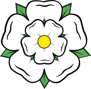 Yorkshire rose County England Stickdatei – Blumen
