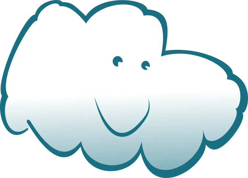 Cloud Nature Vector Stickdatei – Natur