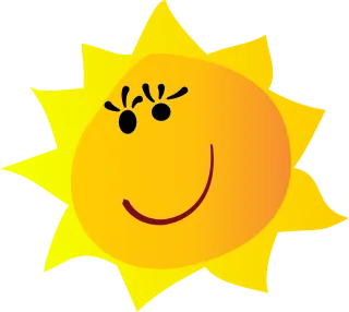 Sun Nature Vector Stickdatei
