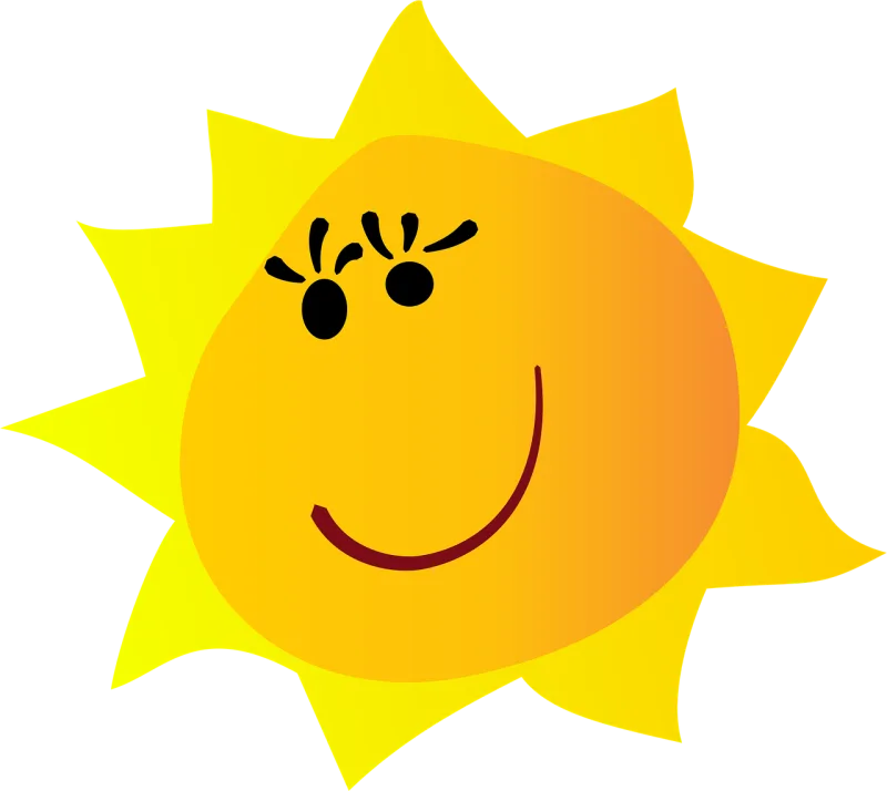 Sun Nature Vector Stickdatei – Natur
