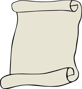 Parchment Paper Scroll Stickdatei