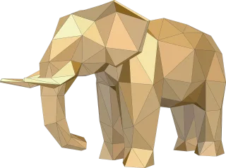 Elephant Animals Nature Stickdatei