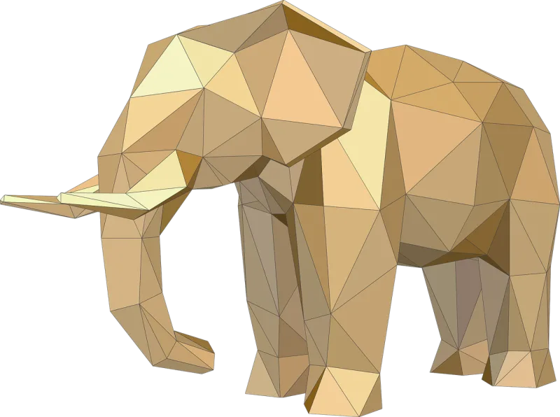 Elephant Animals Nature Stickdatei – Tiere