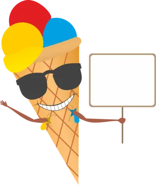 Ice cream Soft ice cream Waffle Stickdatei