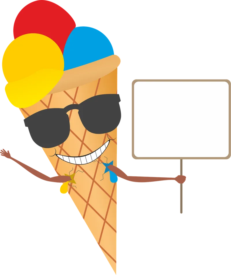Ice cream Soft ice cream Waffle Stickdatei – Kinder