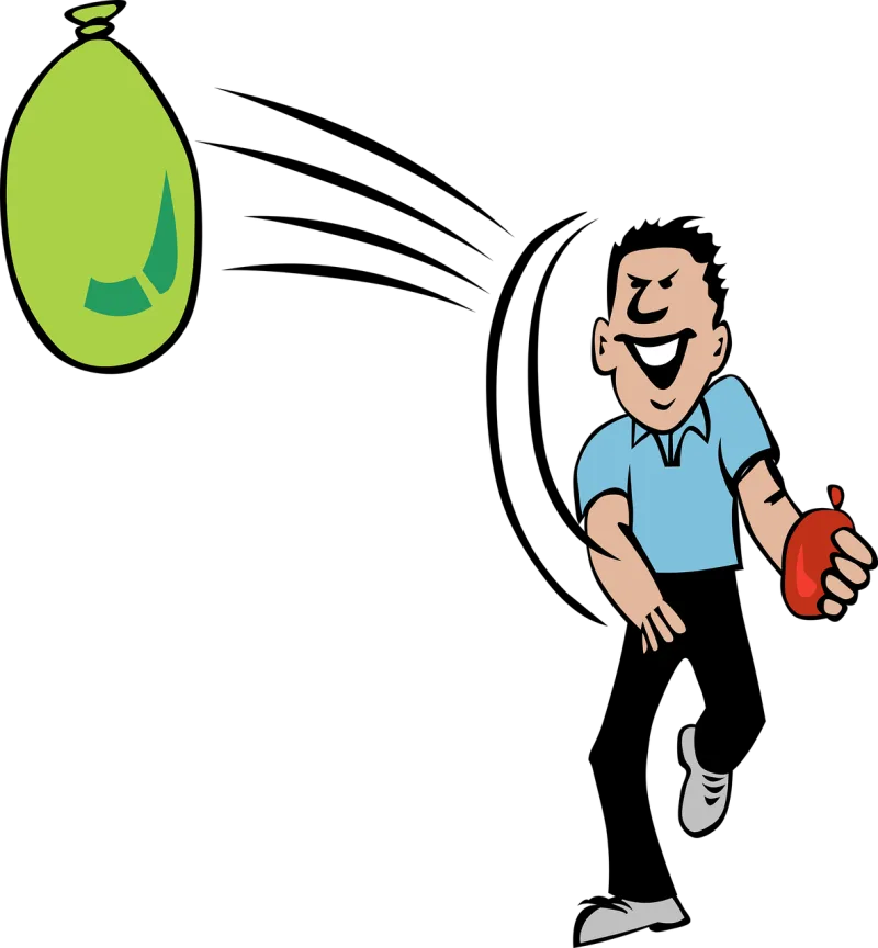Water balloon Throwing Man Stickdatei – Fahrzeuge