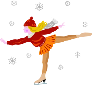 Girl Figure Skate Stickdatei