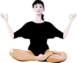 Yoga Woman Practice Stickdatei