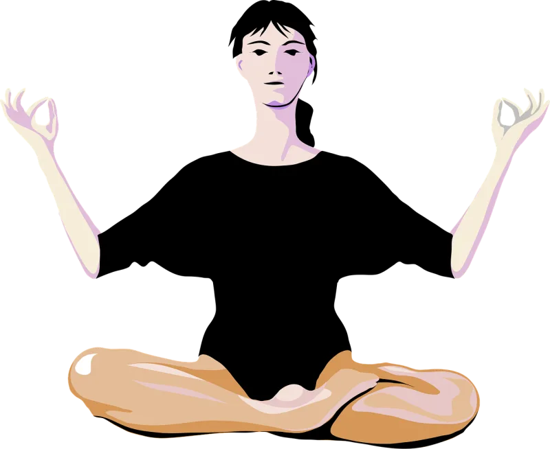 Yoga Woman Practice Stickdatei – Sport