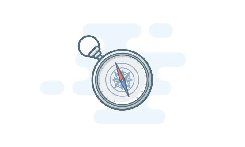 Compass Trip Travel Stickdatei – Blumen