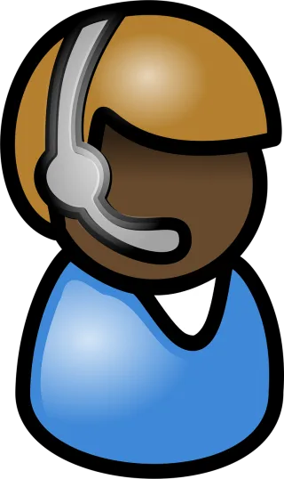 Man Person Headphone Stickdatei