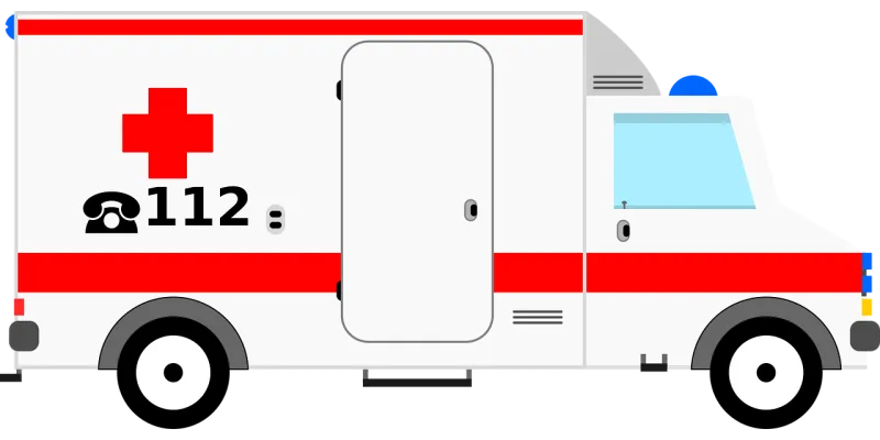 Ambulance Automobile Rescue service Stickdatei – Fahrzeuge