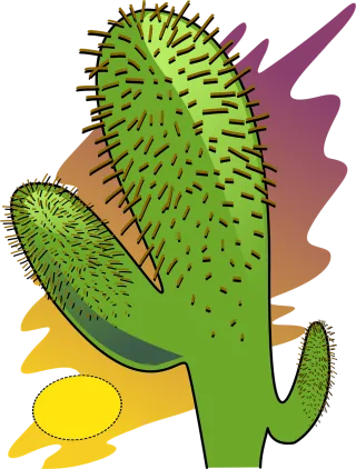 Cactus Desert Dry Stickdatei – Natur