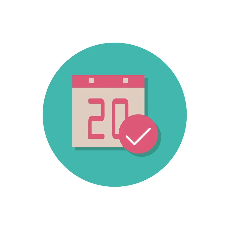 Calender Icon Web Stickdatei – Musik