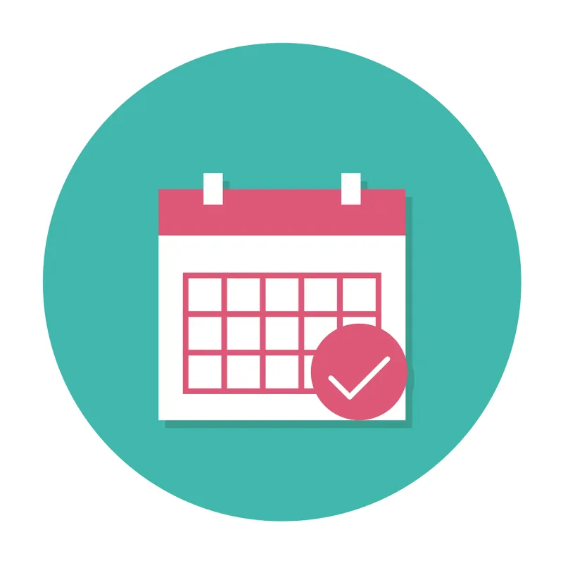 Calender Icon Pictogram Stickdatei – Musik