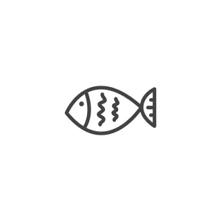 Fish Icon Design Stickdatei