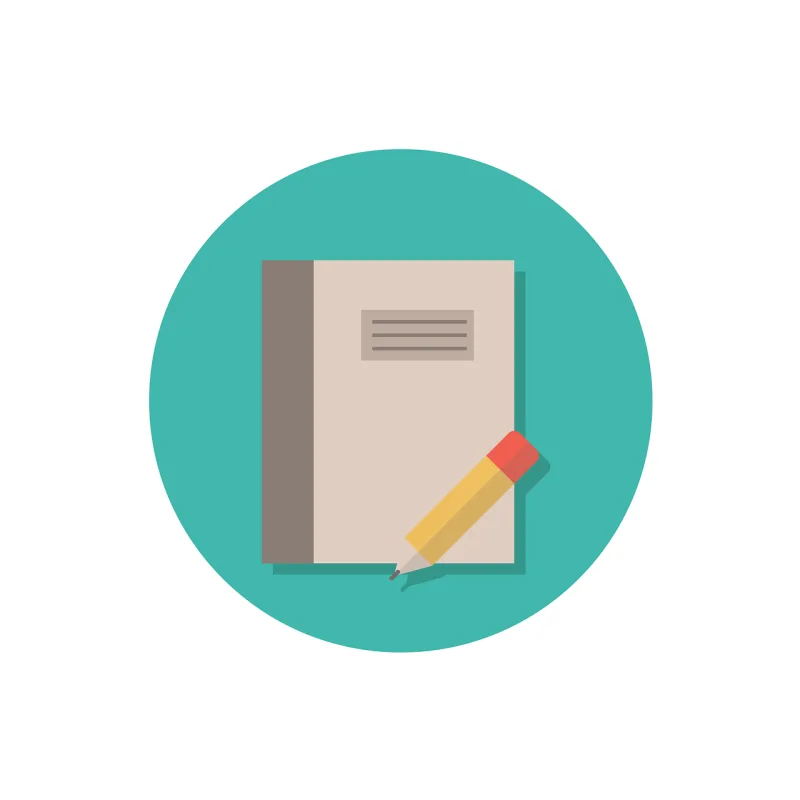 Book Notebook Icon Stickdatei – Musik