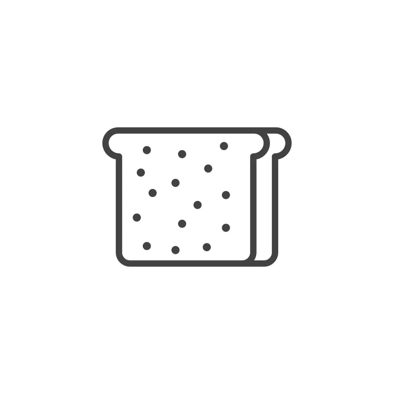 Bread Icon Food Stickdatei – Essen & Trinken