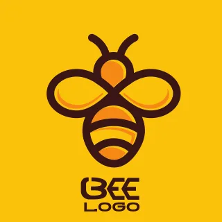 Bee Logo Icon Stickdatei – Tiere