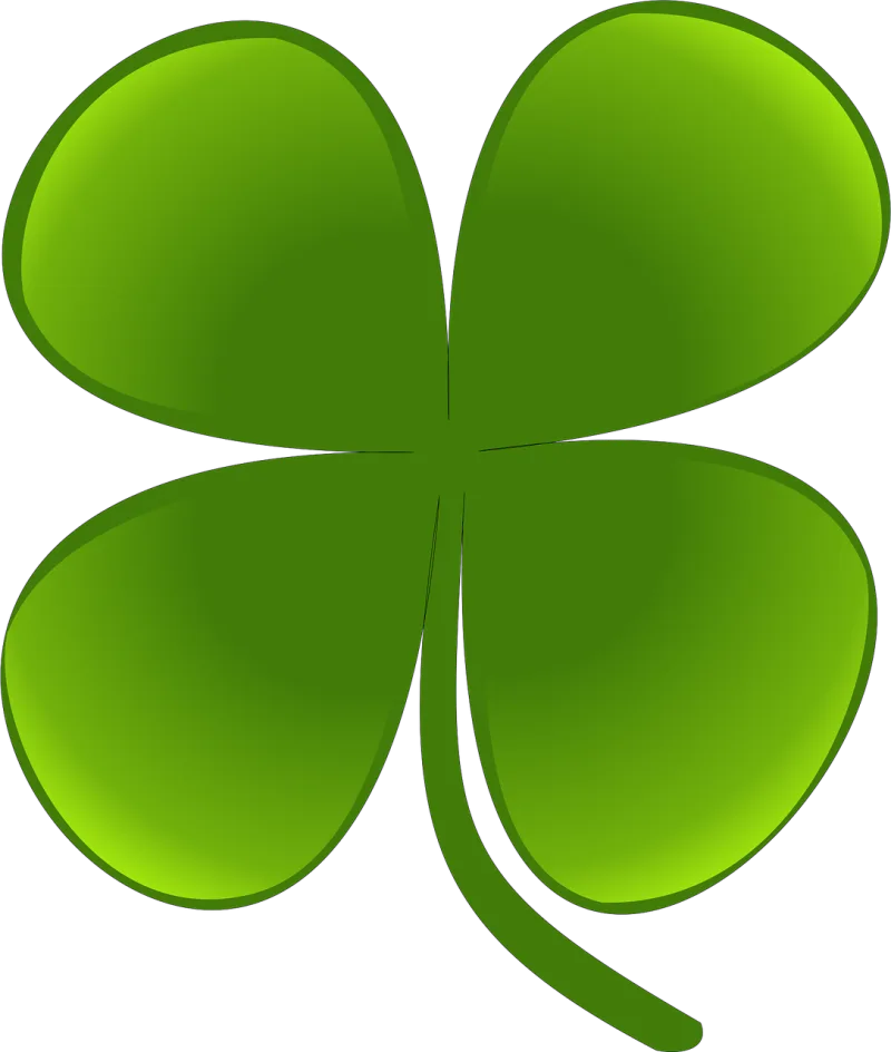 Four leaf clover Shamrock Plants Stickdatei – Natur
