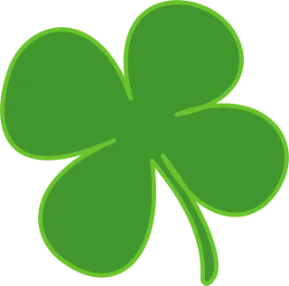 Four leaf clover Shamrock Luck Stickdatei