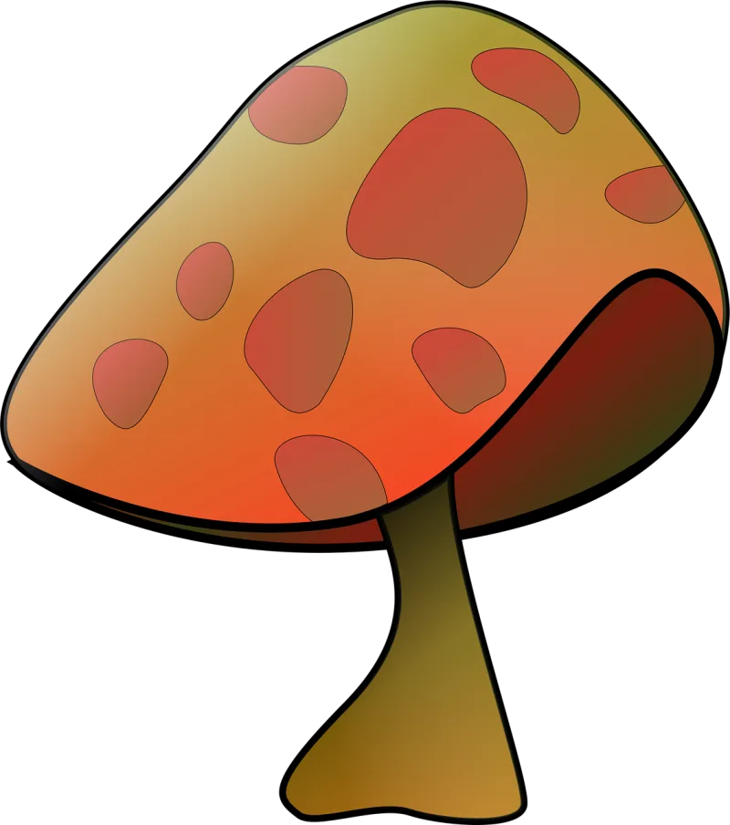 Mushroom Plants Cute Stickdatei – Natur