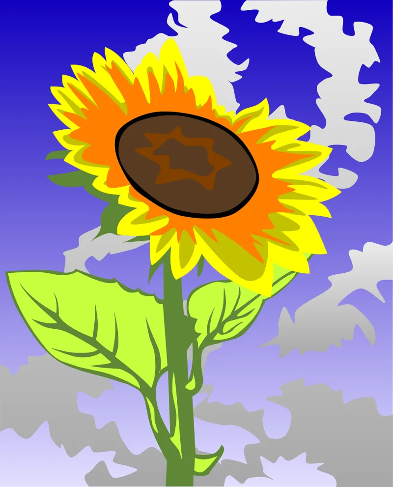 Sunflower Flower wallpaper Flower background Stickdatei – Blumen