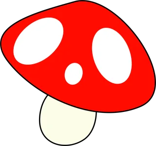 Mushroom Toadstool Fungus Stickdatei