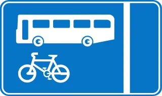 Signs Bus Lane Stickdatei
