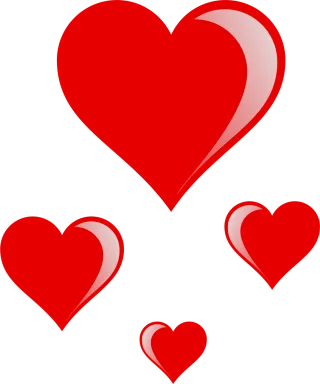 Hearts Kiss Flying Stickdatei – Herzen & Liebe