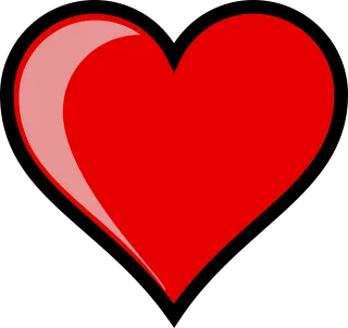 Heart Symbol Red Stickdatei – Herzen & Liebe