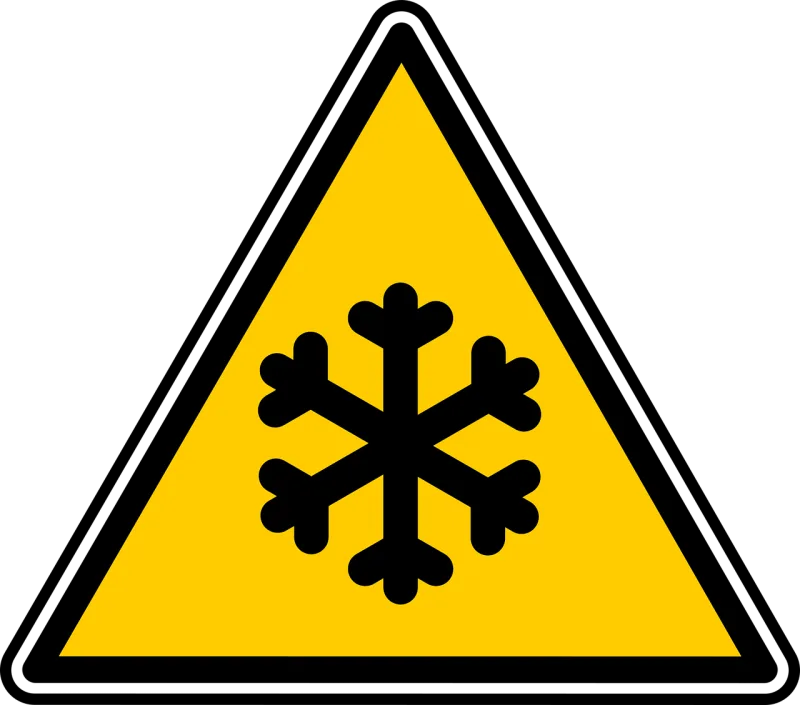 Signs Low Temperature Stickdatei – Kinder